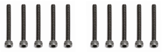 M3x26mm šroub s imbusouvou válcovou hlavou, 10ks.