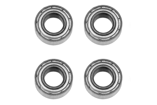 Kuličkové ložisko, 4x8x3 mm, 4 ks.