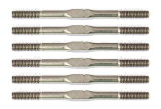 FT titanové spojovačky sada B6.1 a B6.2, M3x48mm (1.875 in), 6 ks.