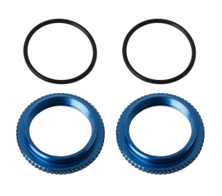 13mm nastavitelný kroužek tlumiče a příslušenství, modré, 2 +2 ks.