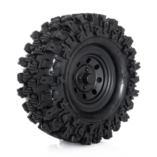Kompletní CRAWLER 1/10 gumy "CLIMBER", černý disk, 2 ks.