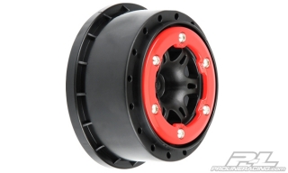 Split Six 2.2"/3.0" zadní TRX Slash černo/červený disk 2ks.