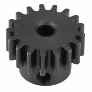 SWORKz ocelový motorvý pastorek 15 zubů, Modul M1.0 , 5mm motorová hřídel