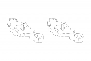 Turbo Racing vzpěra řízení C61 2ks