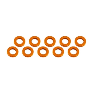 3x6x1mm alu podložky oranžové (10 ks.)