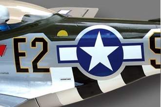 PH068 P-51 Mustang 40 ARF 1420mm rozp.