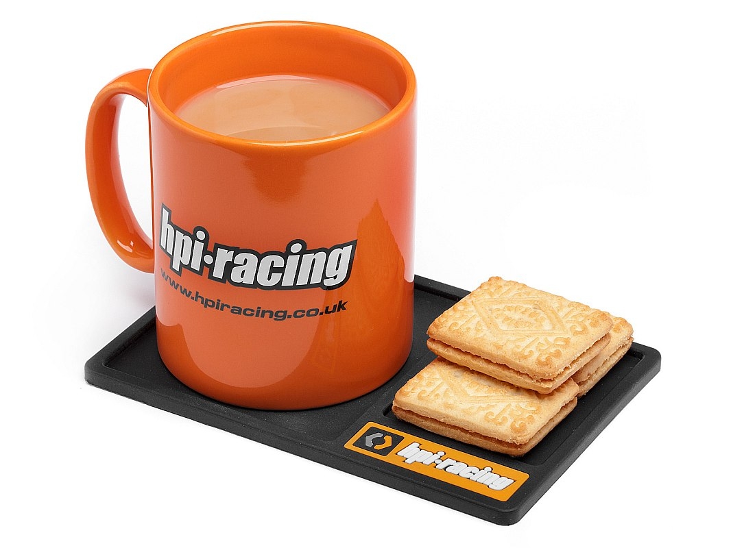 Malá pracovní gumová " HPI racing " deska (černá)