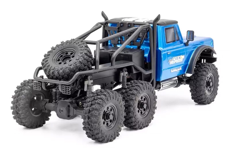 RTR HOBBYTECH CRX18 Truck Trial 1/18, 6wd, krátká verze, - modrý