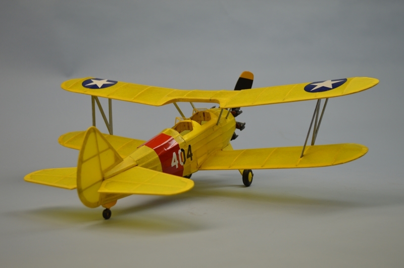 Stearman PT-17 457 mm laser. vyřezávaný