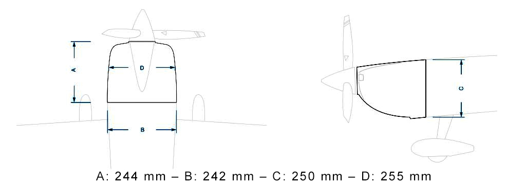 73" Laser 1850mm 35cc Červeno-Bílý