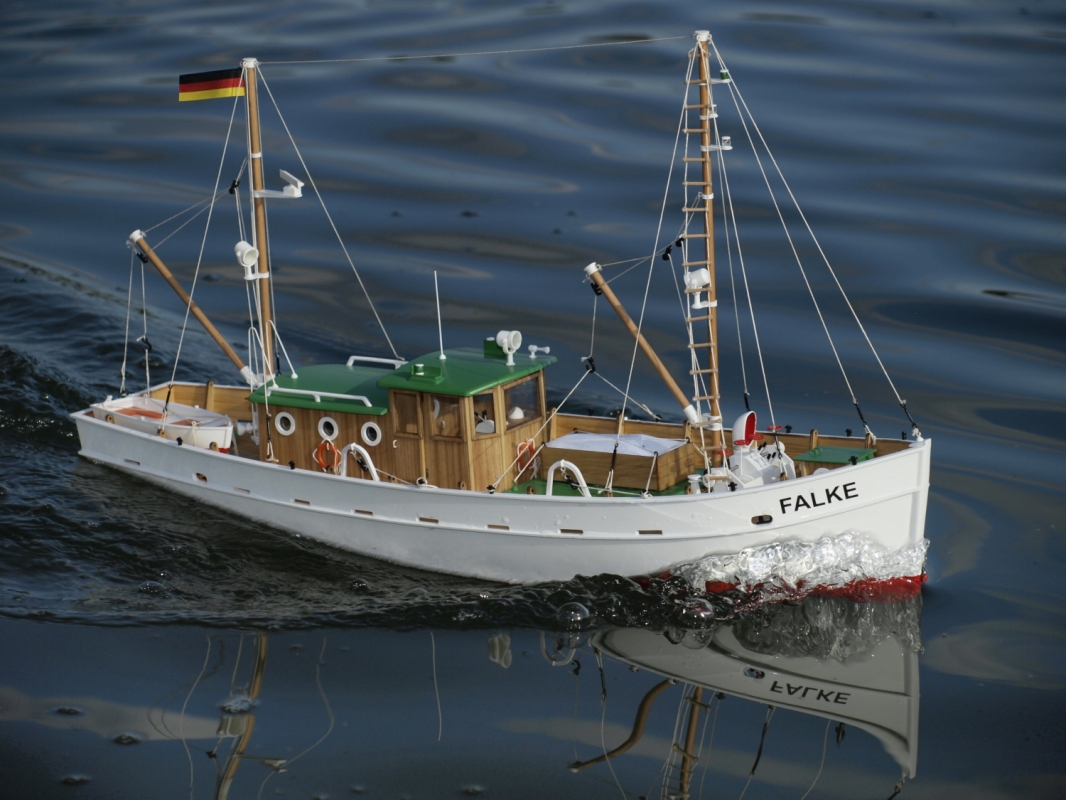 FALKE stavebnice rybářského člunu