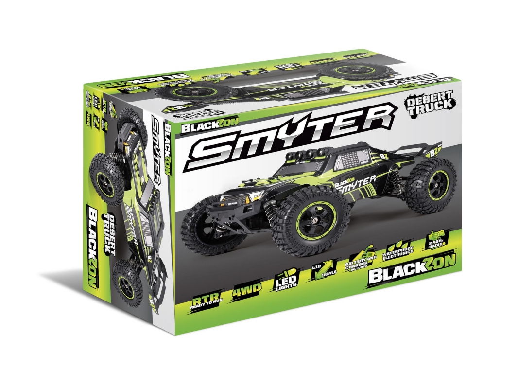 Smyter DT 1/12 4WD Electric Desert Truck - Zelený