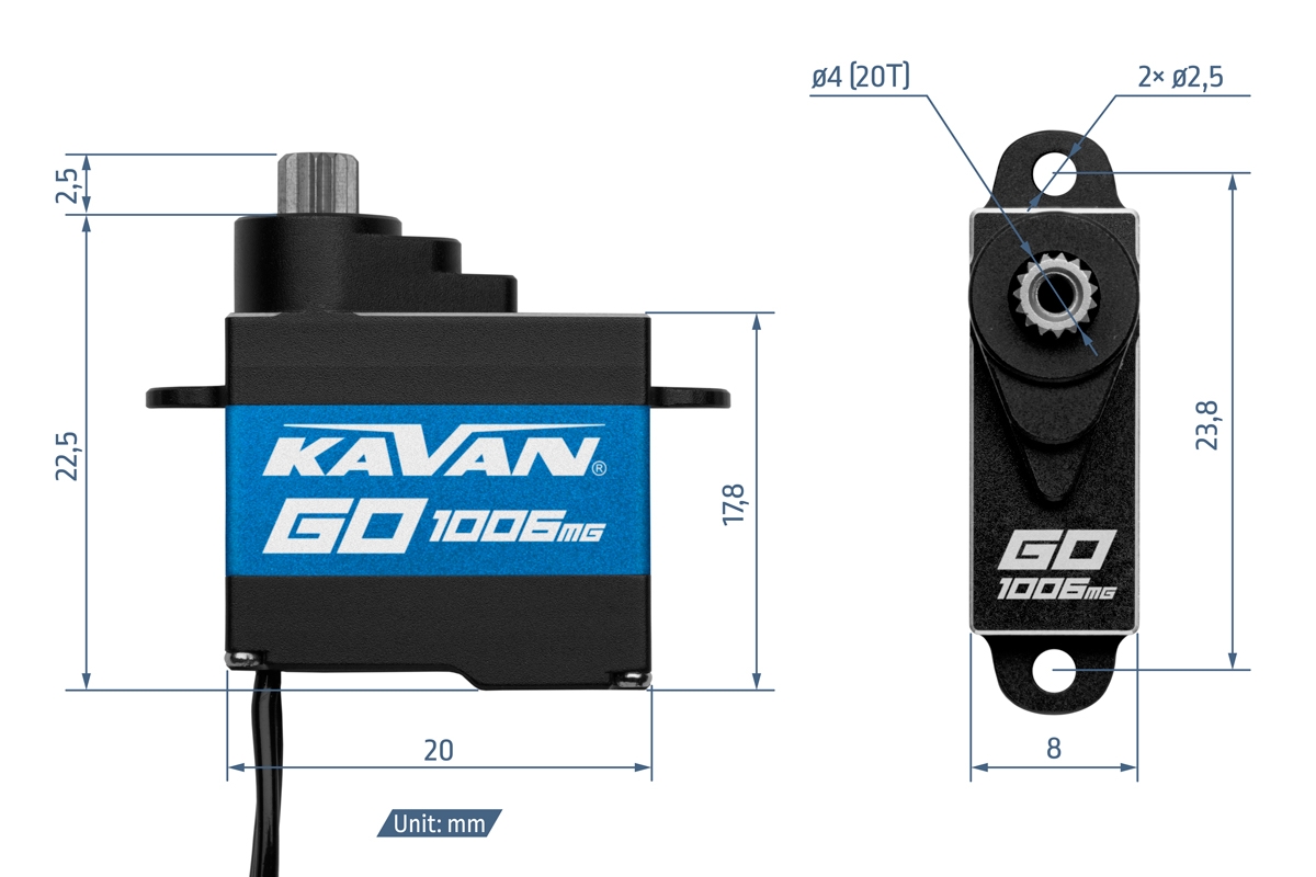 GO-1006MG (0.052s/60°, 3.0kg.cm)