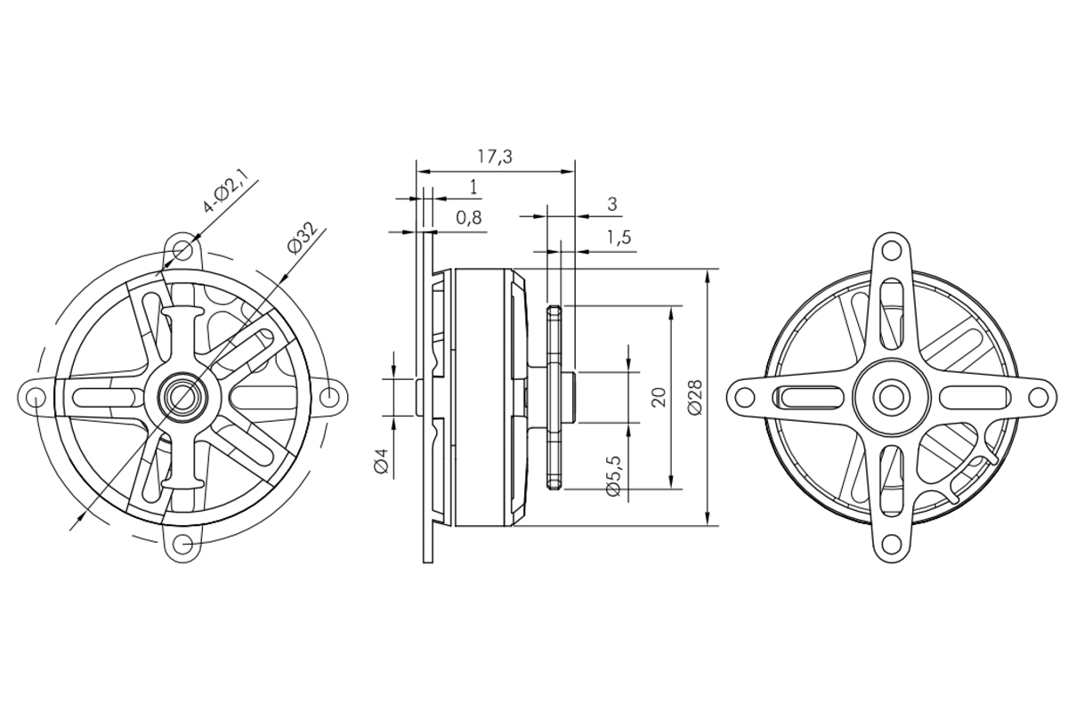 KAVAN Brushless Motor PRO 2811-1800
