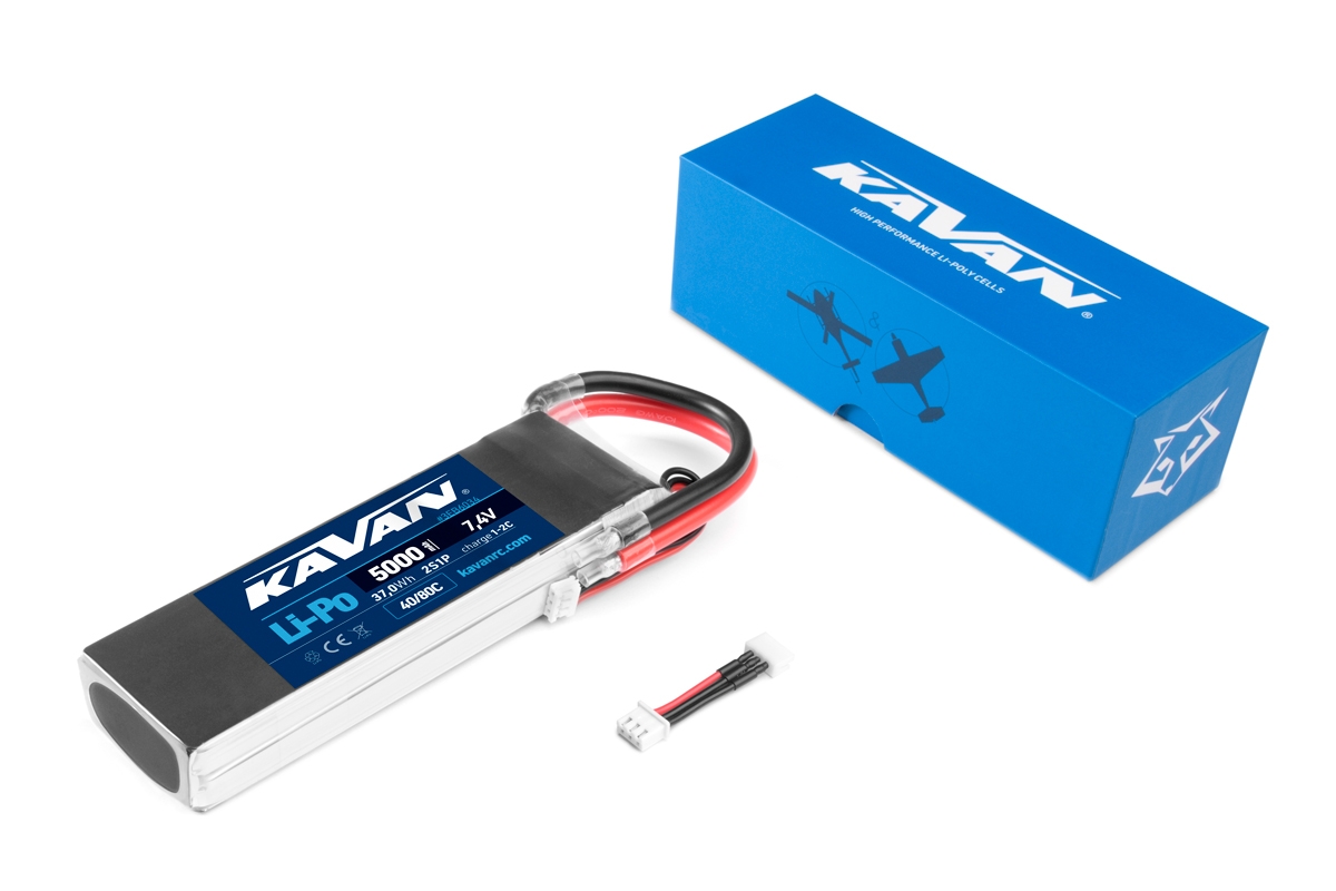 KAVAN Li-Po 5000mAh/7,4V 40/80C 37,0Wh