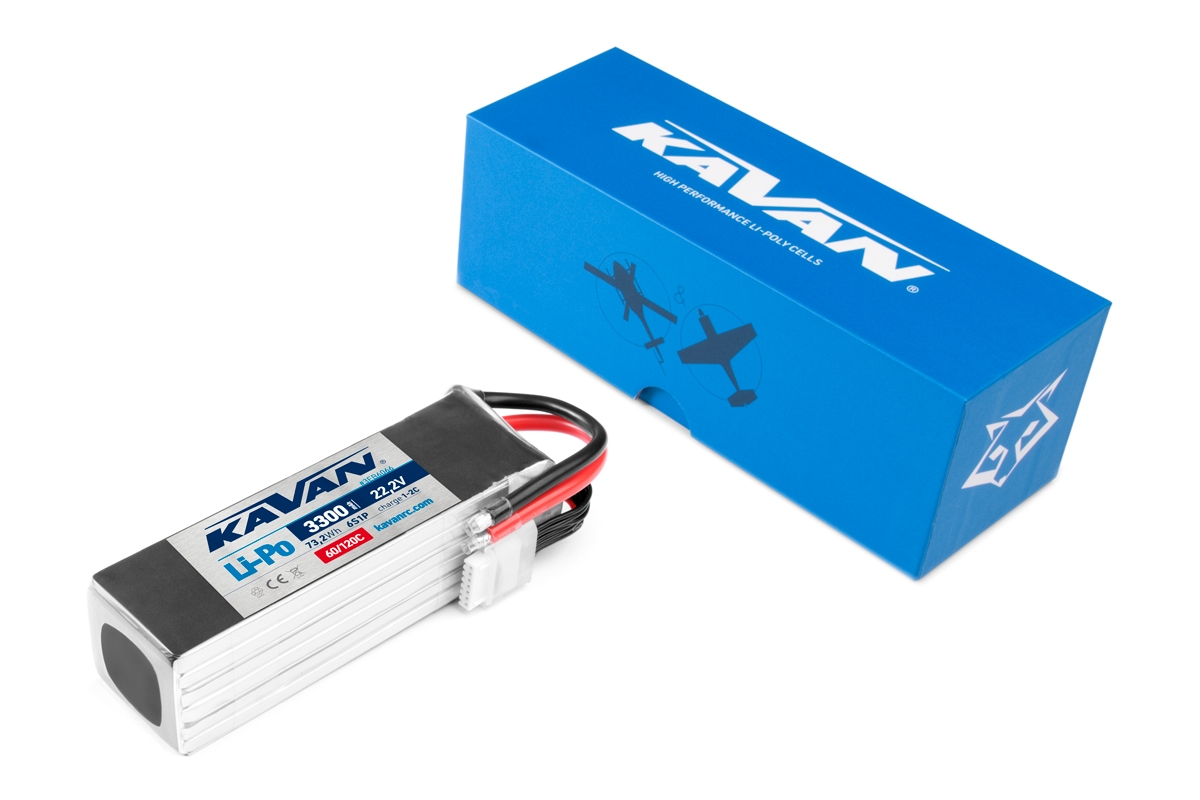 KAVAN - Li-Po 3300 mAh/22,2 V 60/120C, 73,2 Wh