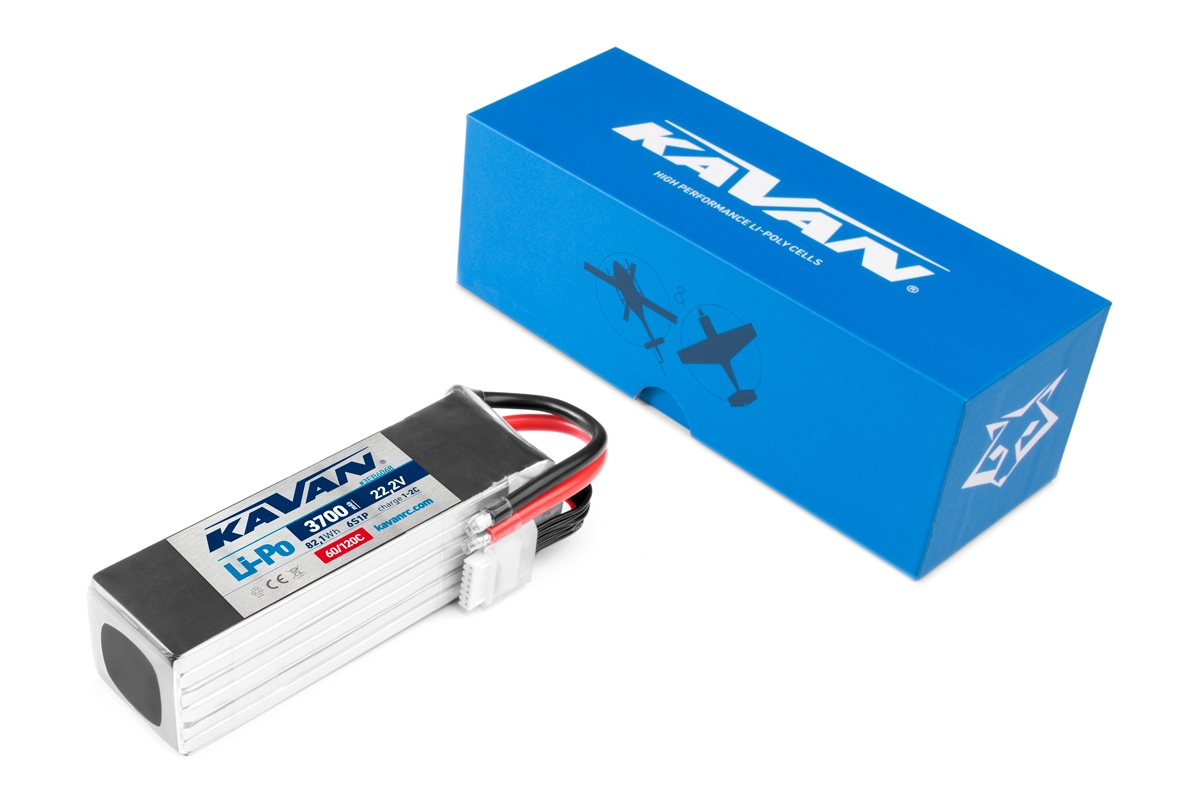 KAVAN - Li-Po 3700 mAh/22,2 V 60/120C, 82,1 Wh