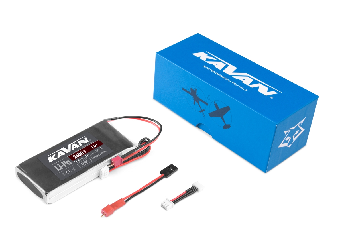 KAVAN Li-Po 2600mAh/7,4V 5/10C pro Aurora 9/9X