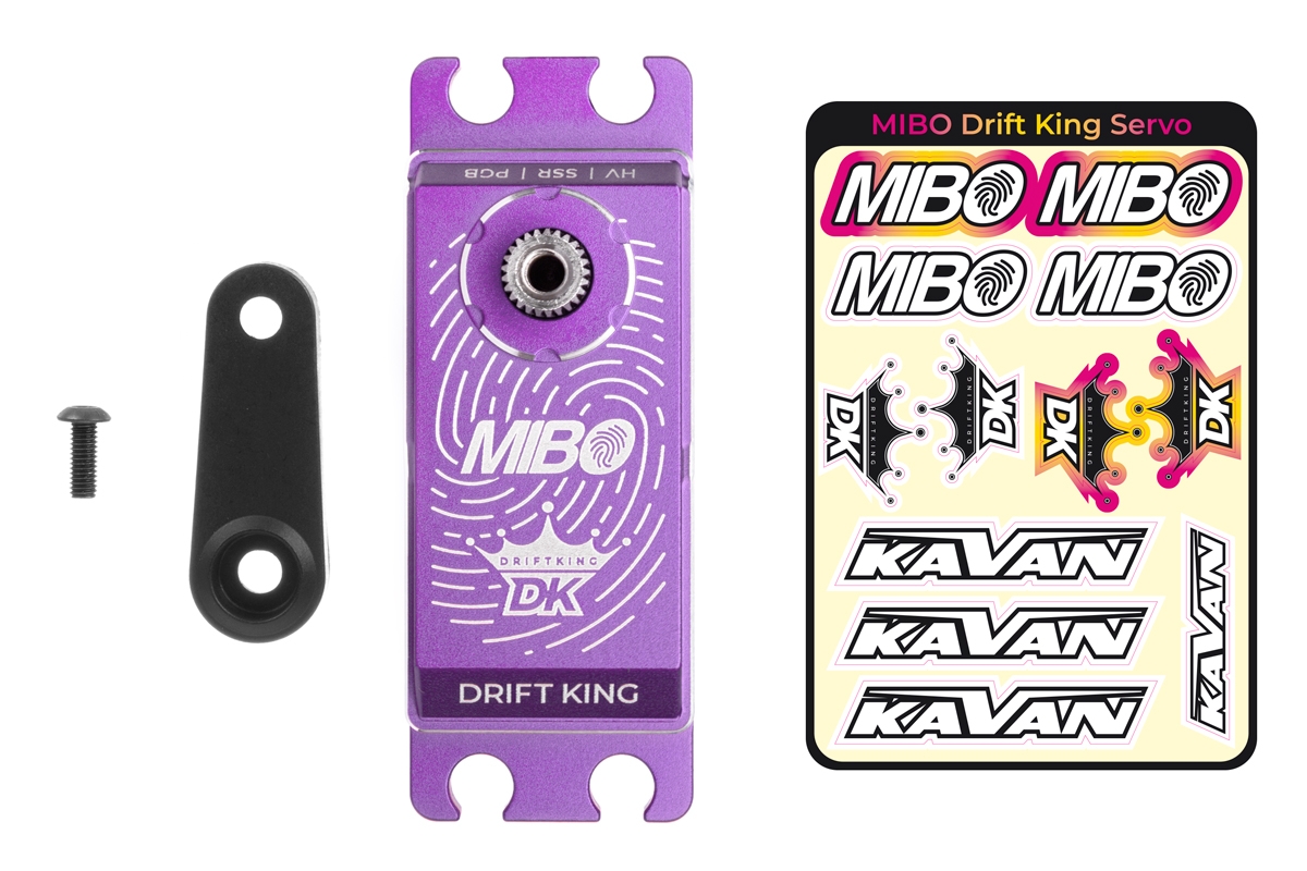 MIBO Drift King Alu Purple LP Programmable (RWD Drift Spec/33.0kg/8.4V) Brushless Servo