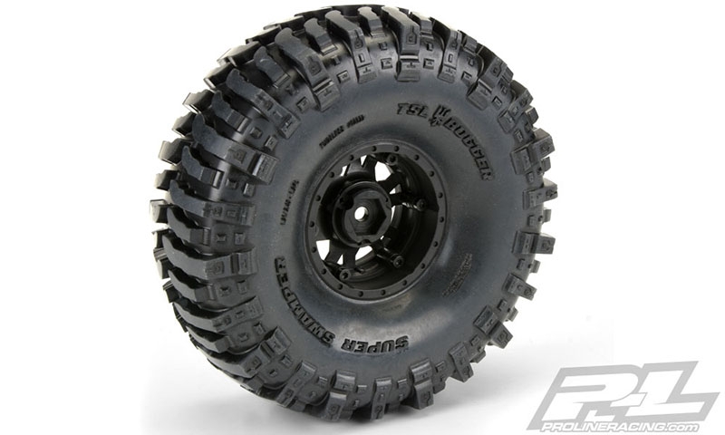 Interco Bogger 1.9" G8 směs Rock gumy nalepené (2 ks.), černé disky