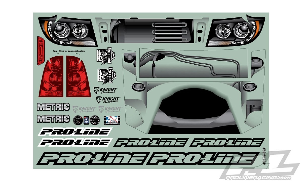 Karoserie čirá METRIC Crawler 12.3 (313mm)