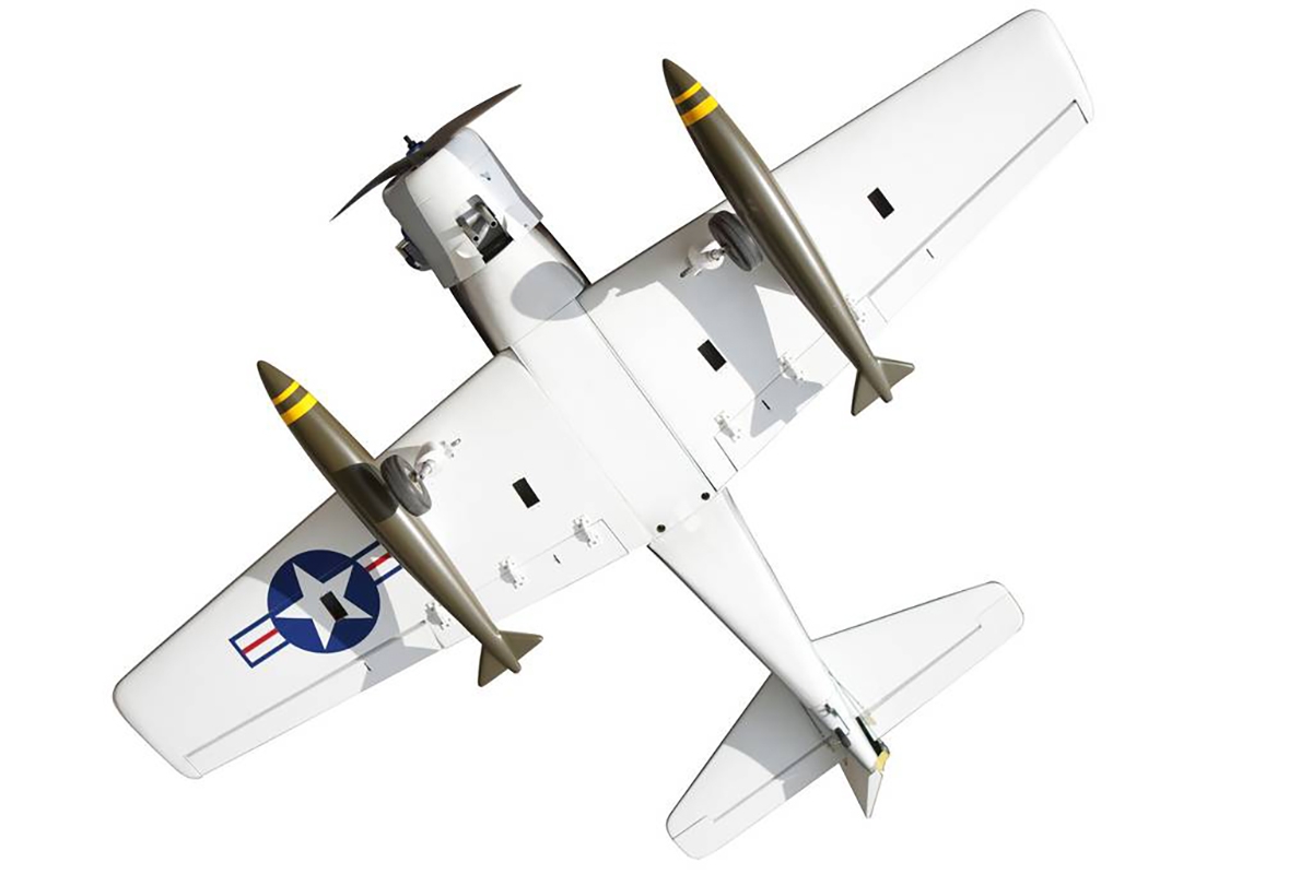Skyraider Warbird 1,6m (Zatahovací podvozek) Bee