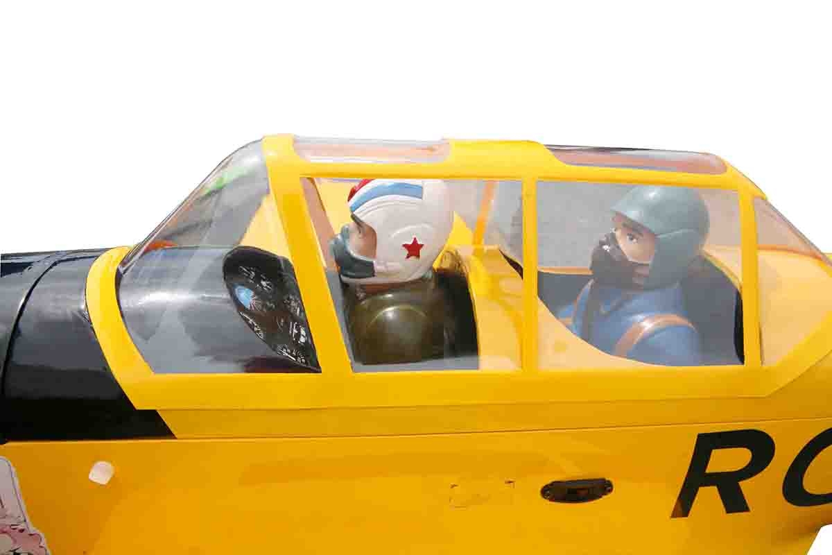 DHC-1 Chipmunk 1/5 2,03m (Zatahovací podvozek) Žlutý