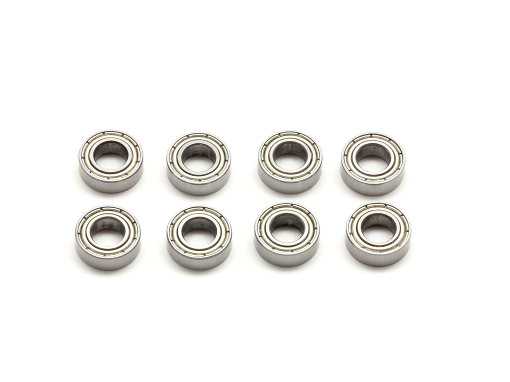 SWORKz kuličkové ložiska s kovovou prachovkou 6x12x4mm, 8 ks.