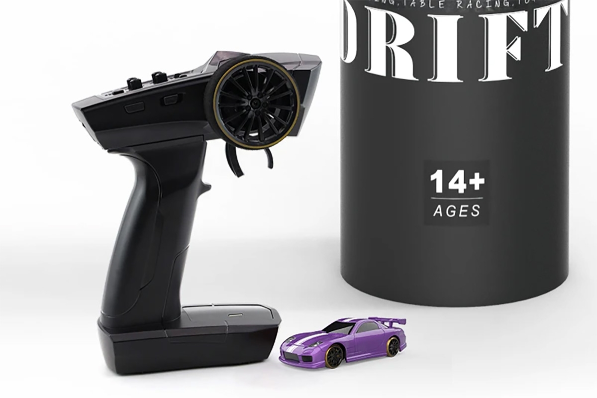 1/76 C61 DRIFT RC Car RTR (fialová s pruhem)