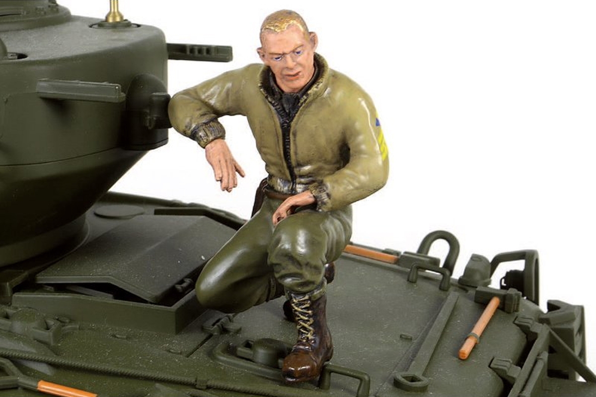 ELITE 1/16 klečící figurka seržanta B.Greena Keeling z 2 sv. války, ručně malovaná