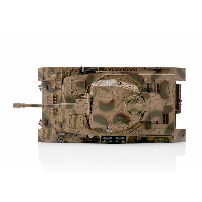 TORRO tank PRO 1/16 RC PzKpfw IV provedení G vícebarevná kamufláž - infra IR