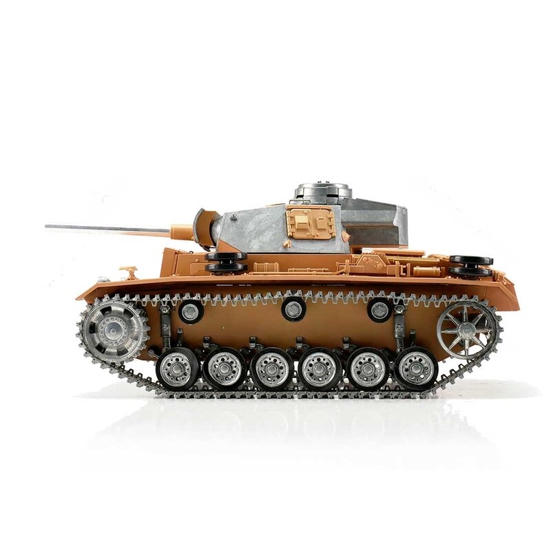 TORRO tank PRO 1/16 RC PzKpfw III bez nástřiku - infra IR