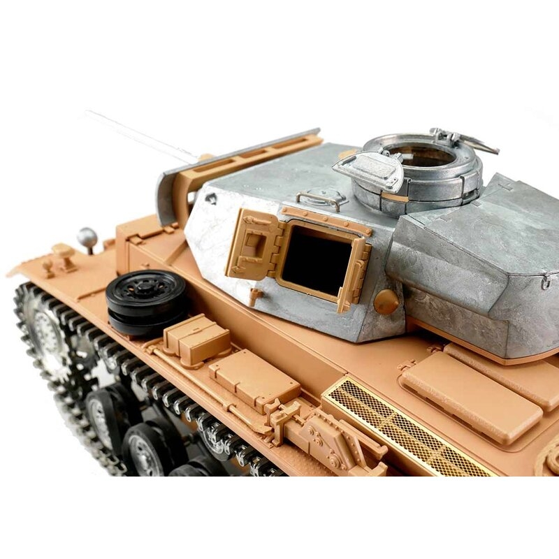 TORRO tank PRO 1/16 RC PzKpfw III bez nástřiku - infra IR