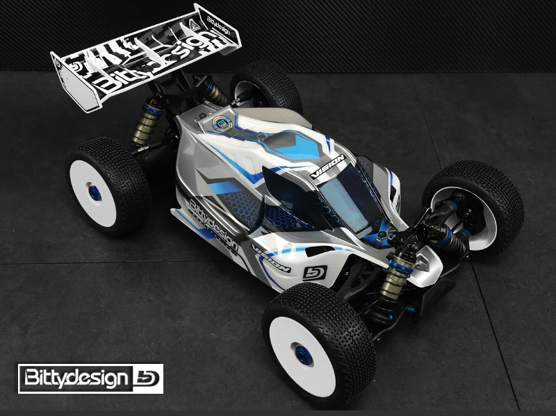 Vision čirá karoserie - ASSOCIATED RC8 B3.1e/RC8 B3.2e předříznutou