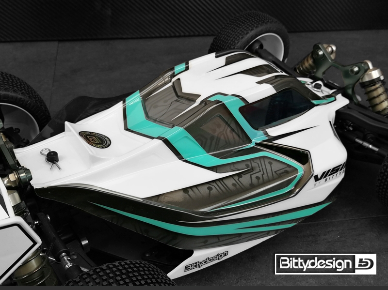Vision čirá karoserie - Mugen MBX8 ECO předříznutá