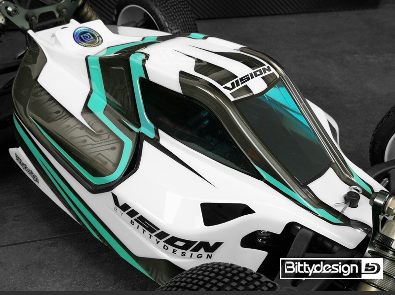 Vision čirá karoserie - Mugen MBX8 ECO předříznutá