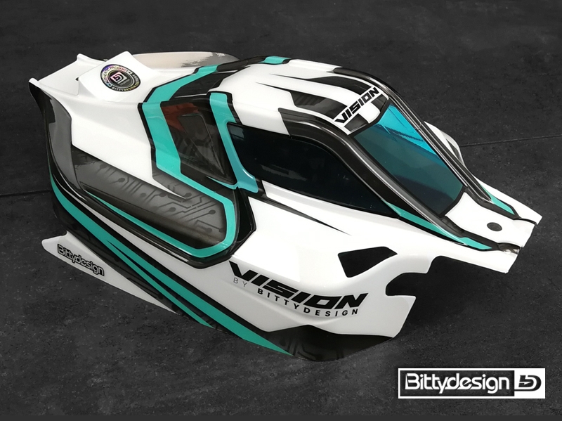 Vision čirá karoserie - Mugen MBX8 ECO předříznutá