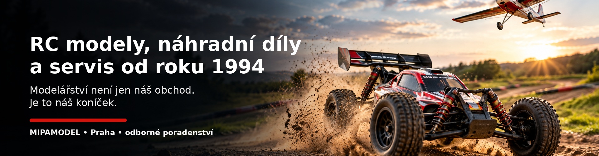 RC modely, náhradní díly a servis MIPAMODEL