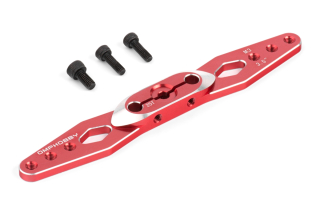 Servo páka Oboustranná 89mm (3,5") 25zubů M3 - červená
