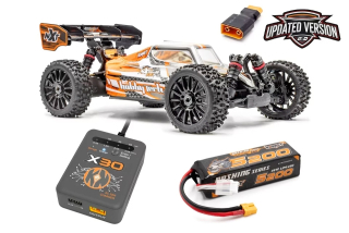 Spirit NXT EVO RR 2.0 Brushless buggy - oranžová (vč. LiPo a nabíječe)