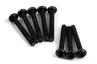 Imbusové šroubky s kulatou hlavou M2 x 15 mm (8 ks)